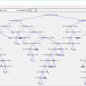 پروژه طبقه بندی مجموعه اطلاعات دیابتی سرخپوستان Pima با الگوریتم درخت تصمیم در متلب